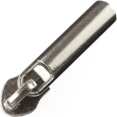 Produktbild von 5 Fashion Zipper für Spiralreißverschluss 5mm, Schieber Schlitten, Farbwahl,silber matt