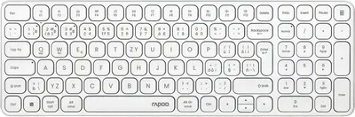 Produktbild von Rapoo E9310M Multimode-Funktastatur CZ/SK weiß