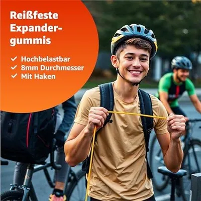 Produktbild von Famanu Expanderhaken und Gepäckspanner - 10 Stück für vielseitige Anwendungen