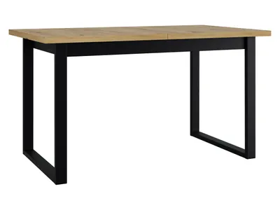 Obrázok produktu pre Kuchynský rozkladací stôl 140x80 cm ALVARADO 5 - dub artisan / čierny