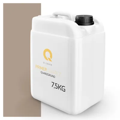 Produktbild von Quarzgrund für Silikonharz-Putz Hazelnuss F534 7,5 kg – Haftgrund für innen & außen, quarzhaltige Grundierung Q-COVER