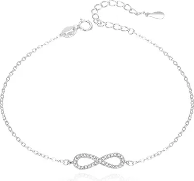 Image de Bracelet infini argenté à la mode AGB589 / 21