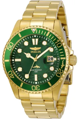 Obrázok produktu pre Invicta Pro Diver 30027 Pánske hodinky - Quartz pohon - Nerezová oceľ so zeleným ciferníkom - 43 mm