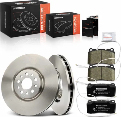 Immagine prodotto di Frankberg 2x dischi freno 4x pastiglie freno asse anteriore per Citroën C8 C8 Van Fiat Ulysse Lancia Phedra Peugeot 807