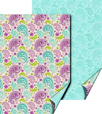 Produktbild von HEYDA 204772223 Motivkarton Paisley 50 x 70 cm pastell