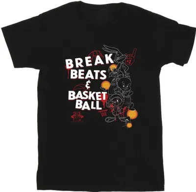 Produktbild von Space Jam: A New Legacy - "Break Beats & Basketball" T-Shirt für Herren BI51873 (M) (Schwarz)