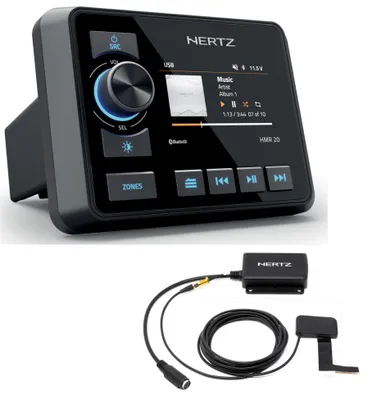 Produktbild von Hertz HMR 20 DAB+ | Marine Boot DIGITAL MEDIA RECEIVER mit DAB, Bluetooth und USB