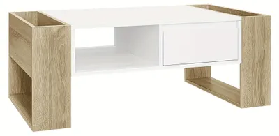 Image de Table basse - Table d'appoint - Table de salon - Table moderne - Dimensions : 105 x 60 x 40 cm