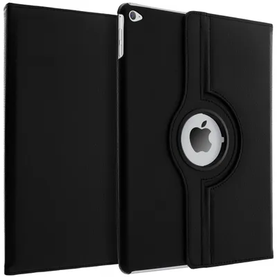 Produktbild von Avizar, Schutzhülle mit 360° drehbarer Halterung für Apple iPad Air 2 / Pro 9.7, Schwarz