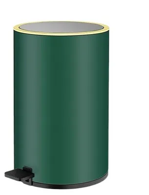 Produktbild von Edelstahl-Mülleimer mit Fußpedal, 8 Liter Fassungsvermögen