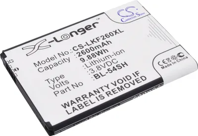 Immagine prodotto di TECHTEK Batteria compatibile con [LG] Bello 2, Bello 2 Dual, Bello II, D331, D373, D405N, D410, D722, D722K, D724, D725, D728, D729, D800, D802, F260