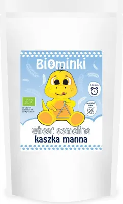 Produktbild von VOLLKORNGRIEß  200 g - BIOMINKI