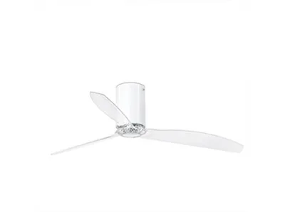 Zdjęcie produktu dla Energooszczędny wentylator sufitowy z pilotem Mini Tube Biały błyszczący 128 cm