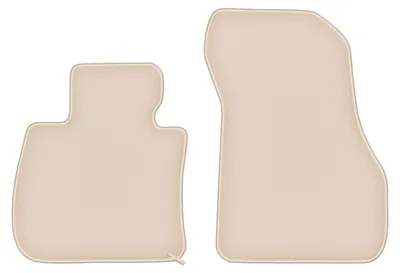 Produktbild von DURBAN Beige Velours-Fußmatten vorne für BMW X2 F39 SUV (2018-)