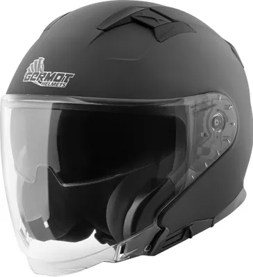 Image de Germot GM 670 Casque jet, noir mat, XL (61/62)