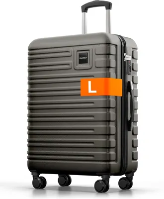 Imagen del producto de Maleta de policarbonato, 67 cm, 60 litros, con cerradura TSA, ideal para viajes