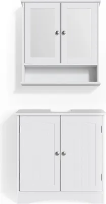 Immagine prodotto di Set mobili bagno Vicco Bianco Bianco 2 parti, Model 31157