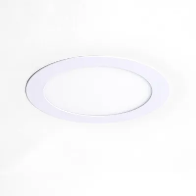 Produktbild von LED Einbaustrahler flach 12W Rund SuperSlim Ausschnitt Ø 155 mm 3000K Warmweiß