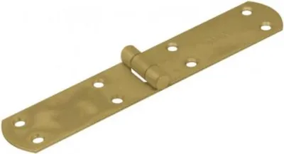 Produktbild von 10x Kistenband mit vernietetem Stift gelb verzinkt 180x33x2,0mm