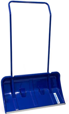 Produktbild von Famanu Schneeschieber mit Aluminiumrand - Blau - 80 x 44 x 127 cm