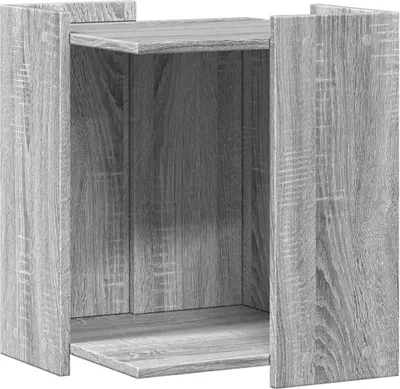 Zdjęcie produktu dla vidaXL Kuweta Szara Sonoma 42x42x51 cm Materiał drewnopochodny
