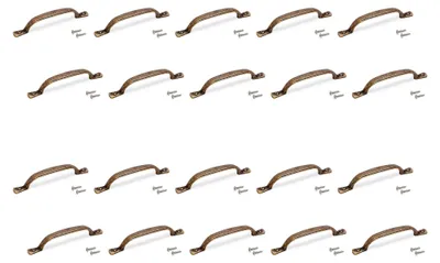 Produktbild von Emuca Lot von 20 Möbelgriffe Nairobi, L139mm, 96mm Achsenabstand, Zamak, Bronze