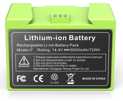 Akku 5000 mAh 14,4 V 72 Wh für iRobot Roomba