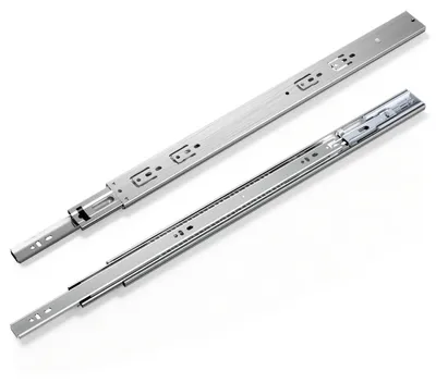 Produktbild von Vigevee 4Paar Schubladenschienen Vollauszug, robuste Teleskopschienen mit automatischem Selbsteinzug, Soft-Close, 45 kg belastbar, für Küche Bad Büro Länge 550mm