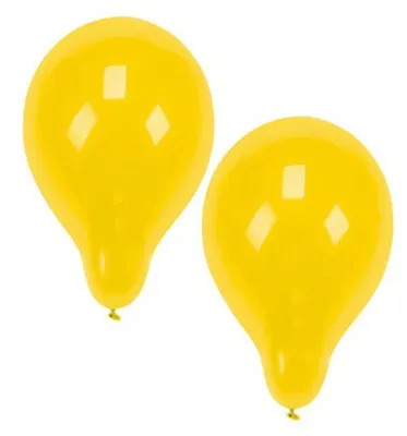 Obrázek produktu pro Papstar Luftballons gelb Helium geeignet Durchmesser 25cm 100 Stück