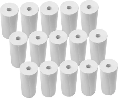Obrázek produktu pro Termopapír v rolích, 80 x 30 mm, papír do tiskárny, role pro pokladní tisk účtenek v supermarketech, 15 rolí
