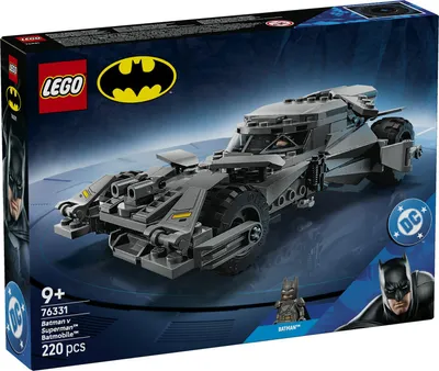 Produktbild von LEGO DC Batman vs. Superman: Batmobil - Auto Spielzeug - Superhelden Modellbau zum Sammeln - mit Minifigur und goldener Münze - Kinder Geschenk für Jungen ab 9 Jahren und jugendliche Filmfans - 76331