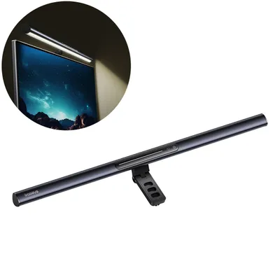 Zdjęcie produktu dla Baseus L10068500111-00, Czarny, Aluminium, 250 lm, 2800 K, 6000 K, Dotyk