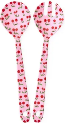 Produktbild von Rice SALATBESTECK CHERRIES PRINT - MELAMIN