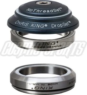 Produktbild von Chris King DropSet 4 Steuersatz, Edelstahl-Lager, 1 1/8", GripLock, IS42/28.6 | IS42/30 45x45,