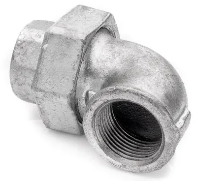 Produktbild von POLBERIS Rohrverschraubung kątowy 3/8'' żeliwo ocynk GW-GW