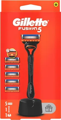 Produktbild von Gillette Fusion Rasiermesser +  5 Kö pfe