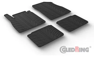 Image de Tapis de sol caoutchouc Gledring Nissan Micra 2017-