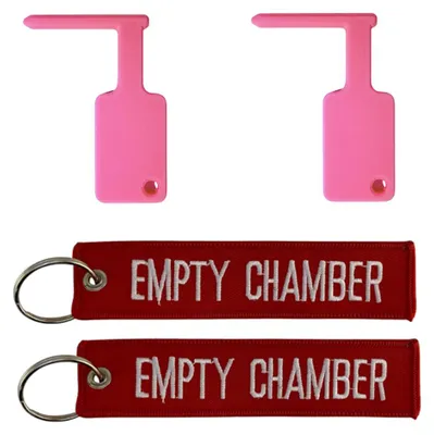 Produktbild von Safety Flag Pink .22LR ( 2 Stk. ) Ipsc Inkl. Empty Chamber Anhänger
