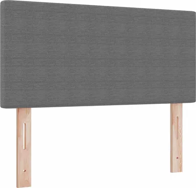 Obrázok produktu pre vidaXL Čelo postele s LED osvetlením Svetlošedá 80 cm Cordová látka