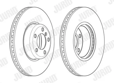 Produktbild von 2x JURID Bremsscheibe 562979JC-1 für BMW 1 Schrägheck (F20) 3 Touring (F31)