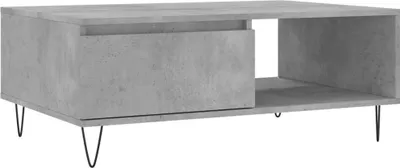 Obrázok produktu pre vidaXL Konferenčný stolík Concrete Grey 90x60x35 cm Drevo Materiál