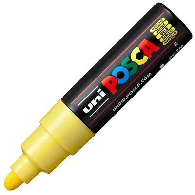 Produktbild von Uni-Ball PC-7M, Gelb, Rundspitze, Mehrfarbig, Rund, 4,5 mm, 5,5 mm