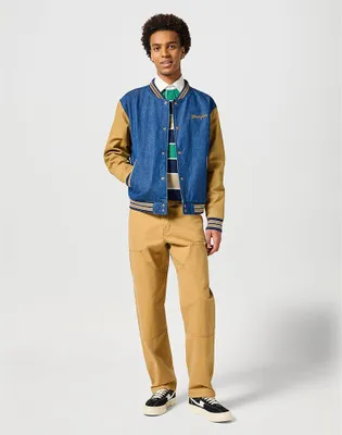Produktbild von Wrangler Varsity Bomberjacke Blau L Mann Blau L
