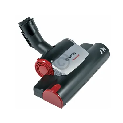 A black and red vacuum cleaner attachment is shown against a white background.