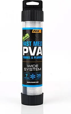Image de Fox Fishing Edges PVA Mesh System Fast Melt Wide 7 m 35 mm PVA punčocha