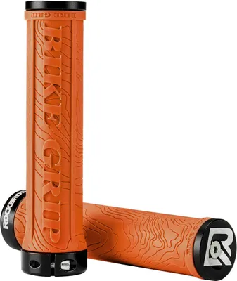 Produktbild von ROCKBROS Fahrrad Lock-On Griffe Rutschfest Lenkergriffe MTB 22,2mm orange