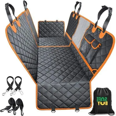 Produktbild von Wasserdichter 4in1 Autostoelbezug mit Meshfenster für SUV