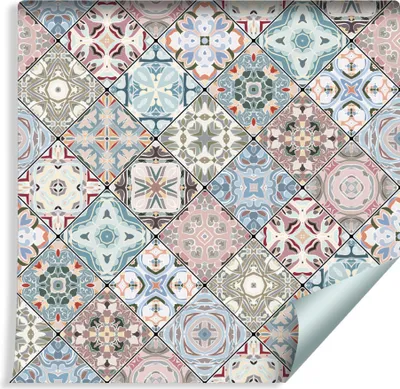 Obrázek produktu pro 10m VLIES TAPETE Role Classic Geometry Motif Mosaic XXL