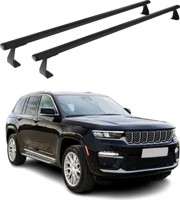 Obrázek produktu pro Střešní nosič pro Jeep Grand Cherokee V WL 2023-25 75kg hliníková černá 2x