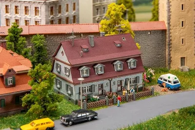 Produktbild von Faller 232162 - 1/160 / N - Siedlungsdoppelhaus - Neu
